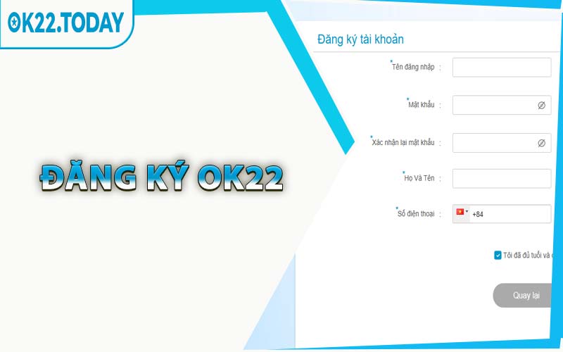 Đăng Ký OK22